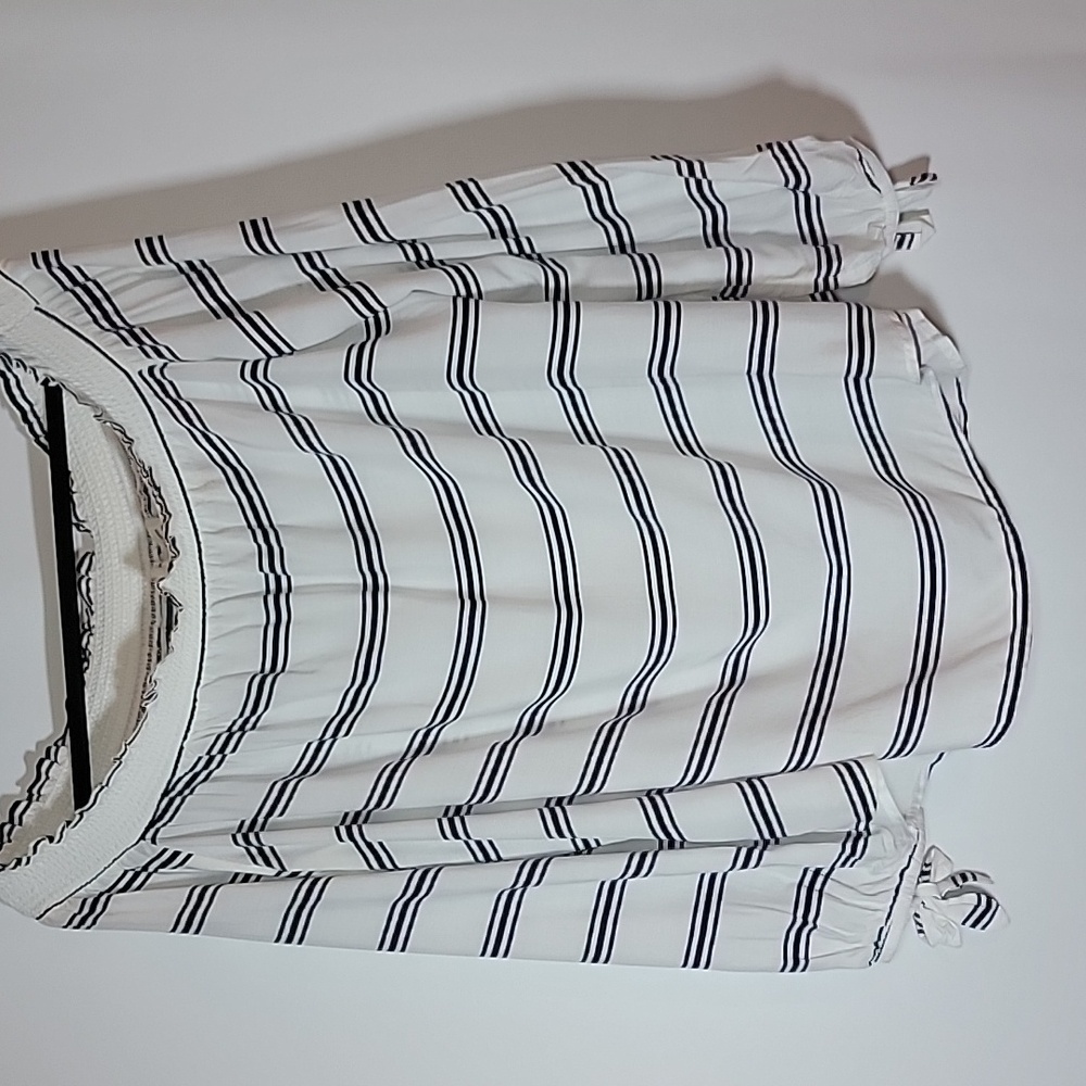 BEACHLUNCHLOUNGE | Off Shoulder Stripe  Top